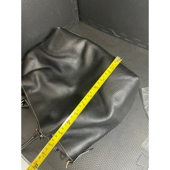 Dooney & Bourke Handbag Large Pebbled BARLOW Black Leather Purse Travel - Picture 10 of 15